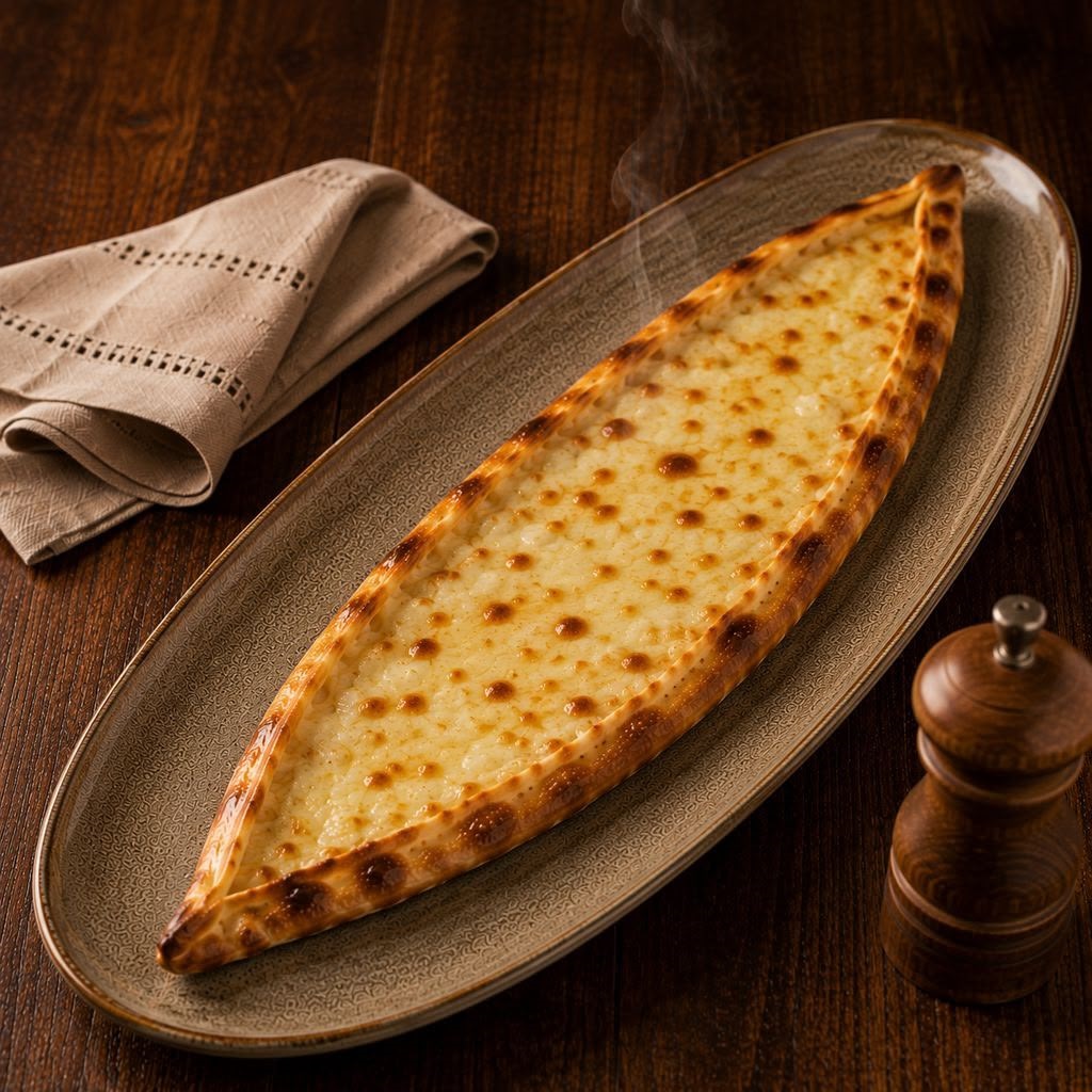Açık Kaşarlı Pide